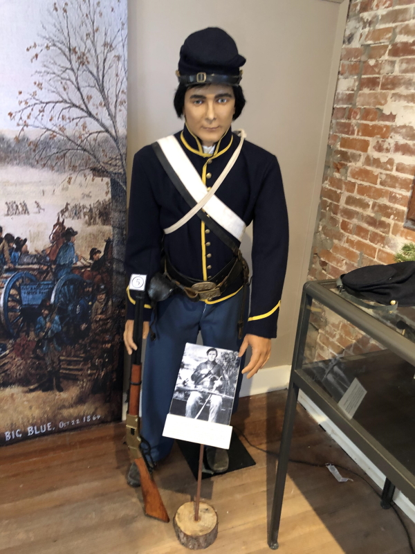 Union cavalryman mannequin Union cavalryman mannequin