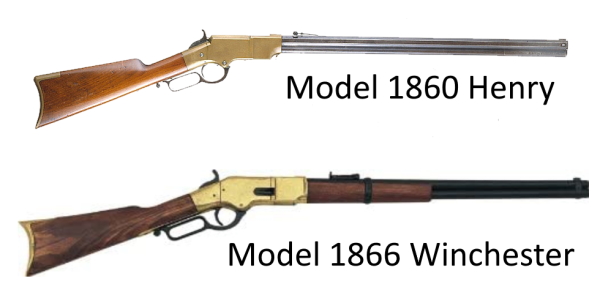 Model 1860 Henry Rifle and Model 1866 Winchester