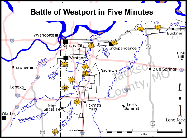 The Battle of Westport in Five Minutes