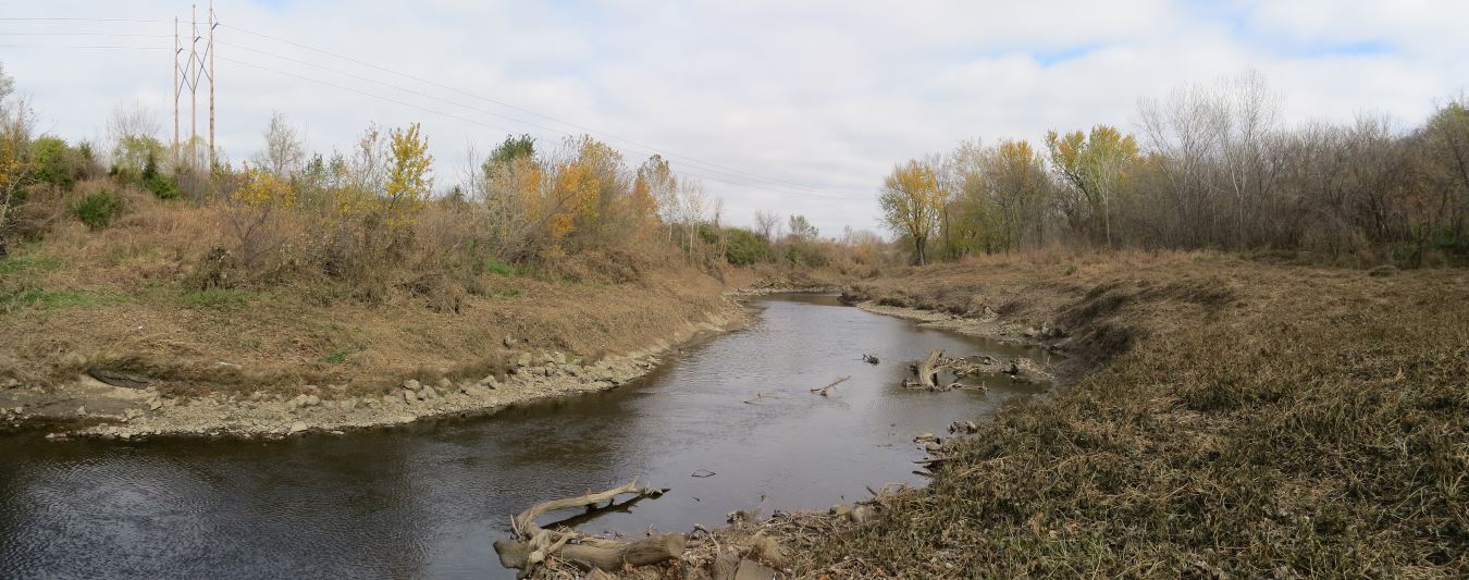 Big Blue River near where Russell's Ford crossed