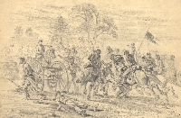 Cavalry Charge by Edwin Forbes (Library of Congress)