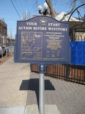 Action Before Westport Historical Marker