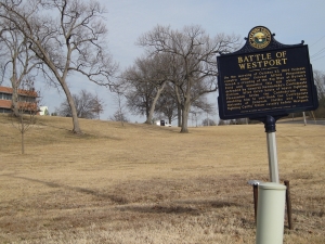 Battle of Westport Historical Marker