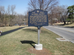 McGhee's Charge Historical Marker