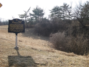 Russell's Ford Historical Marker