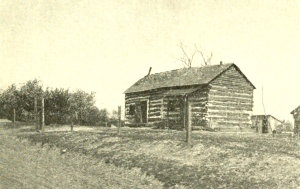Log House along Byram's Ford Road on Bloody Hill