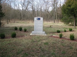 The Confederate Memorial at Mine Creek Battlefield