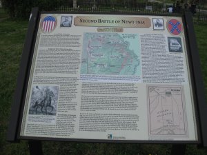 Second Battle of Newtonia Interpretive Sign