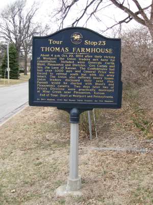 Thomas Farmhouse Historical Marker