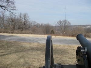 Looking toward Byram's Ford from Pratt's Artillery Battery